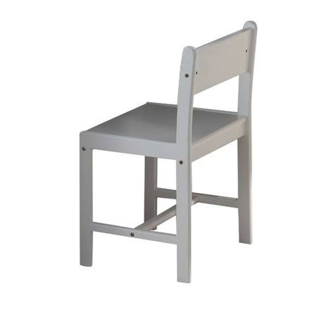 Gray Solid Wood Dining Chair Q878611