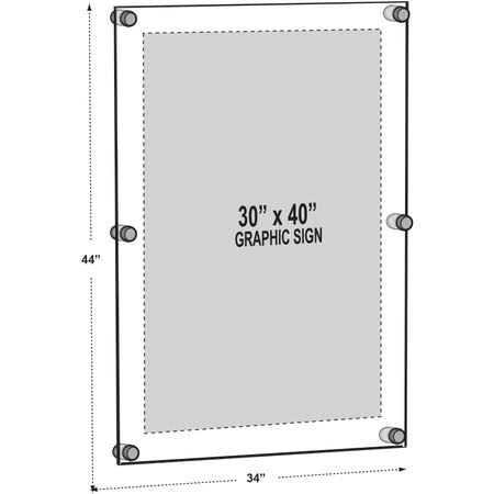 Standoff Sign Holder F73240