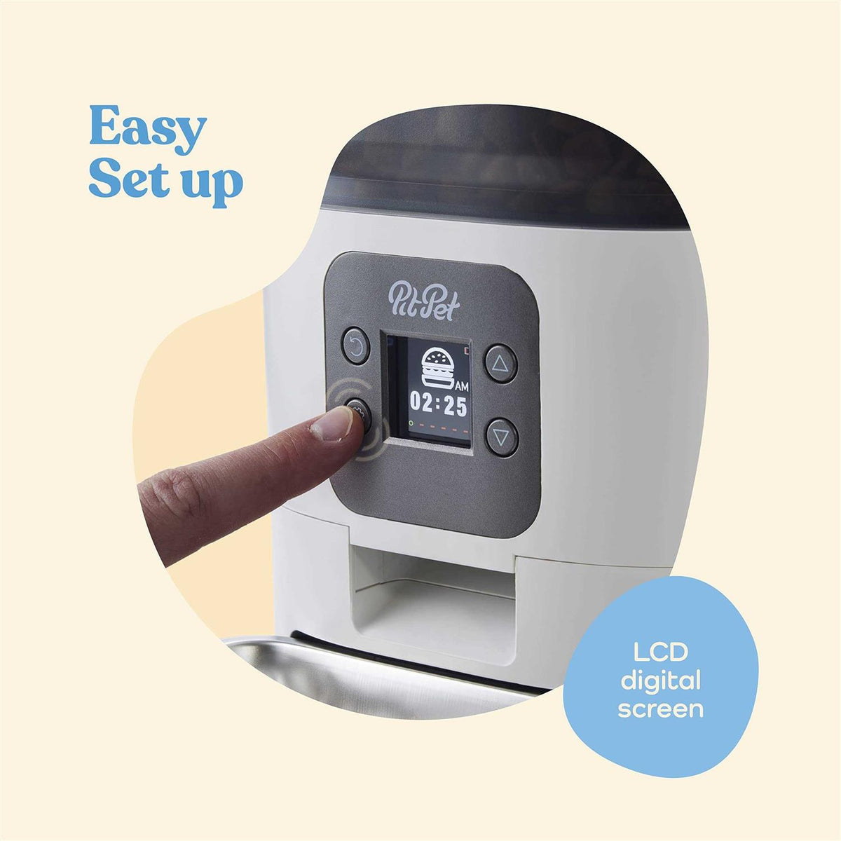 6-L Automatic Cat Feeder with LCD Screen K4183