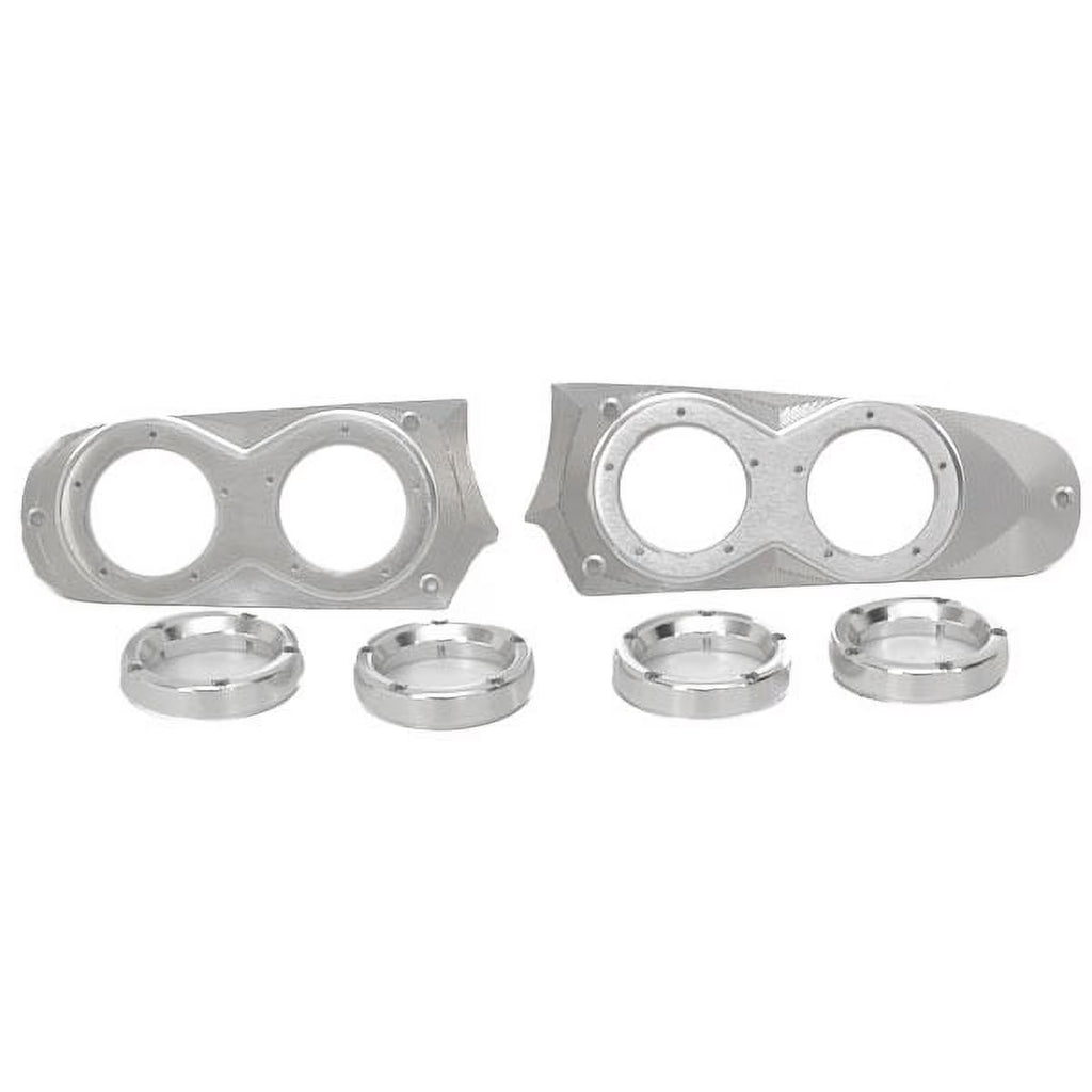 Aluminum Marine Boat Gauge Plates with Bezels Y624