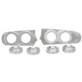 Aluminum Marine Boat Gauge Plates with Bezels Y624
