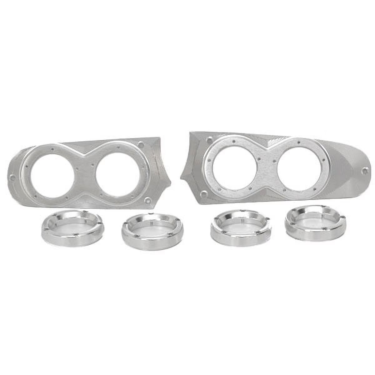 Aluminum Marine Boat Gauge Plates with Bezels Y624