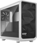 Black ATX Mid Tower Computer Case with Tempered Glass Window I4487