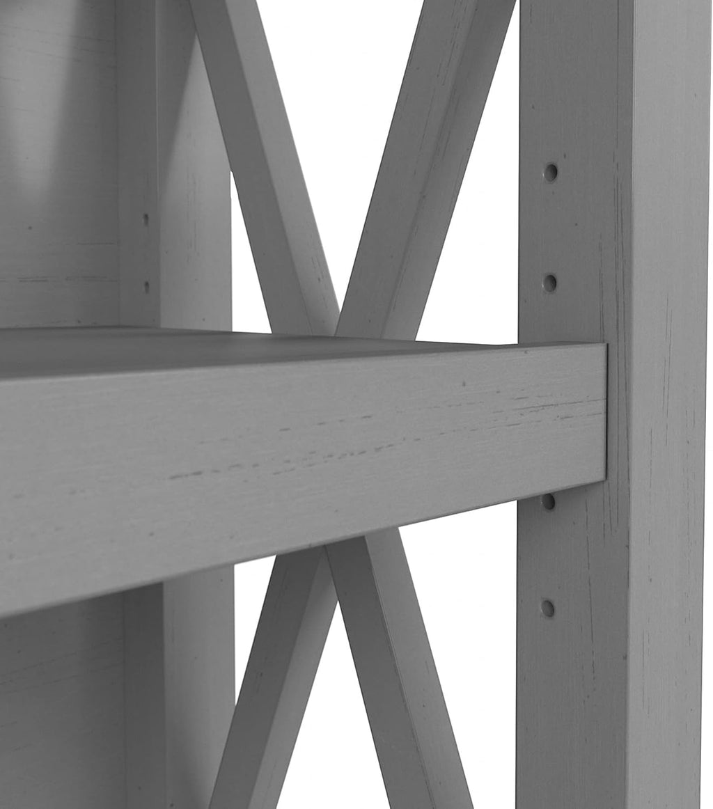 2 Shelf Bookcase in Cape Cod Gray H307
