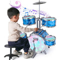 5 Jazz Drum Kit with Lights Alloy Kids Drum Set L811