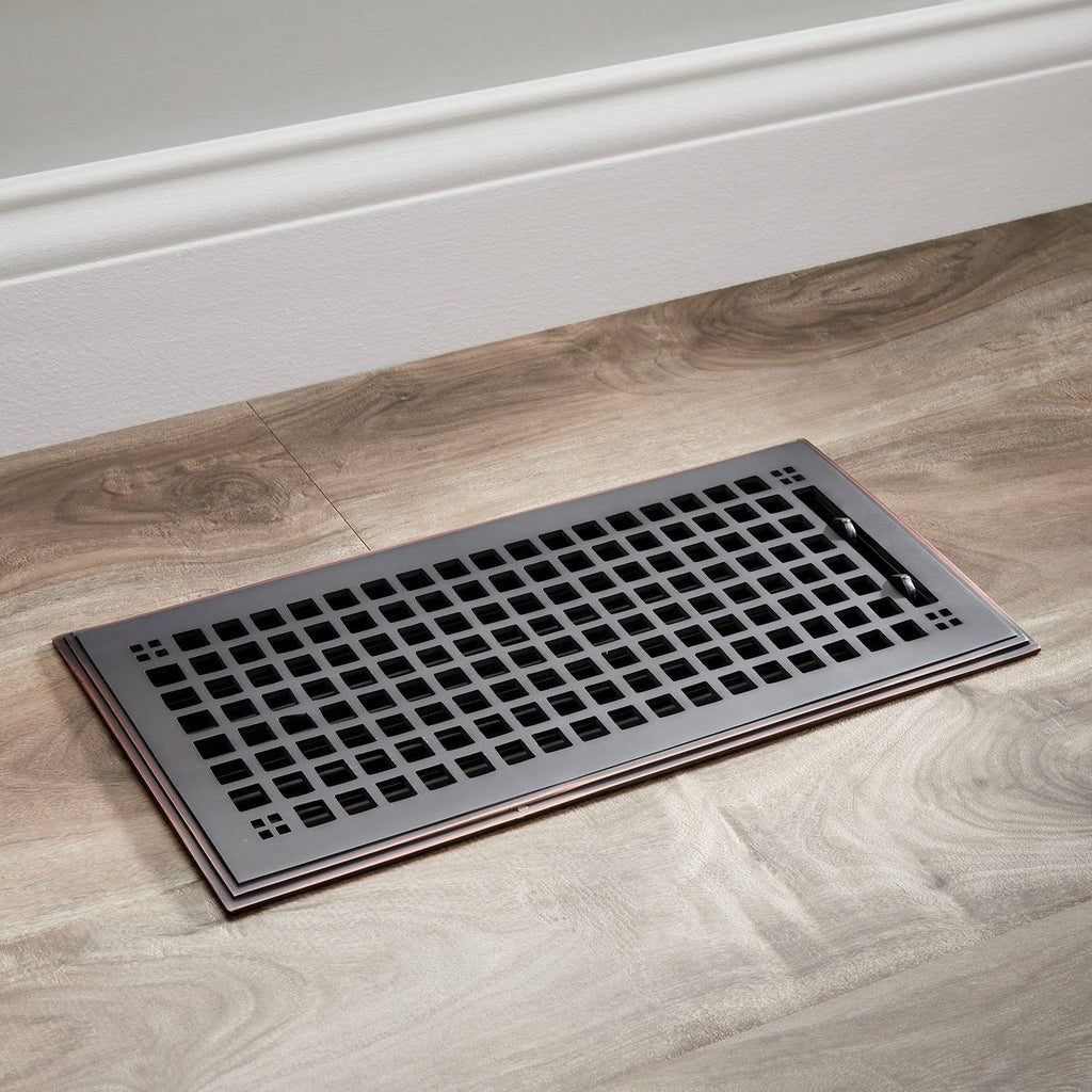 Oil Rubbed Bronze Floor Register X5534