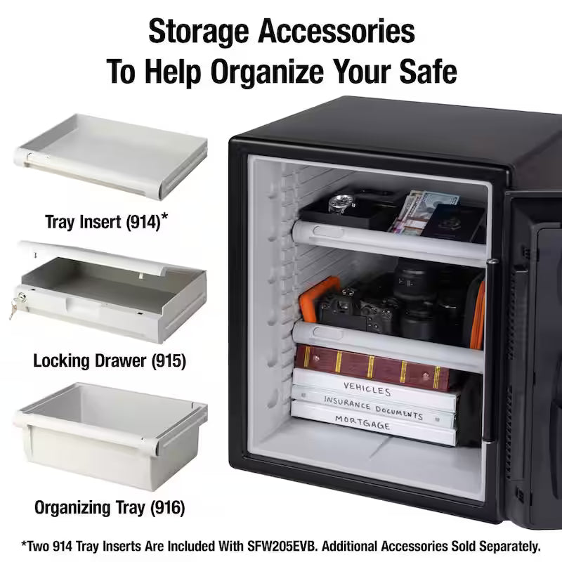2.0 cu. ft. Fireproof Waterproof Safe with Digital Combination Lock I461217