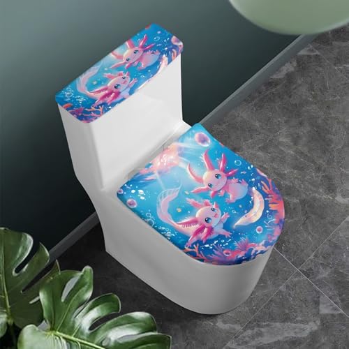 Red Christmas Toilet Seat Cover & Tank Cover Set 2Pcs A486124