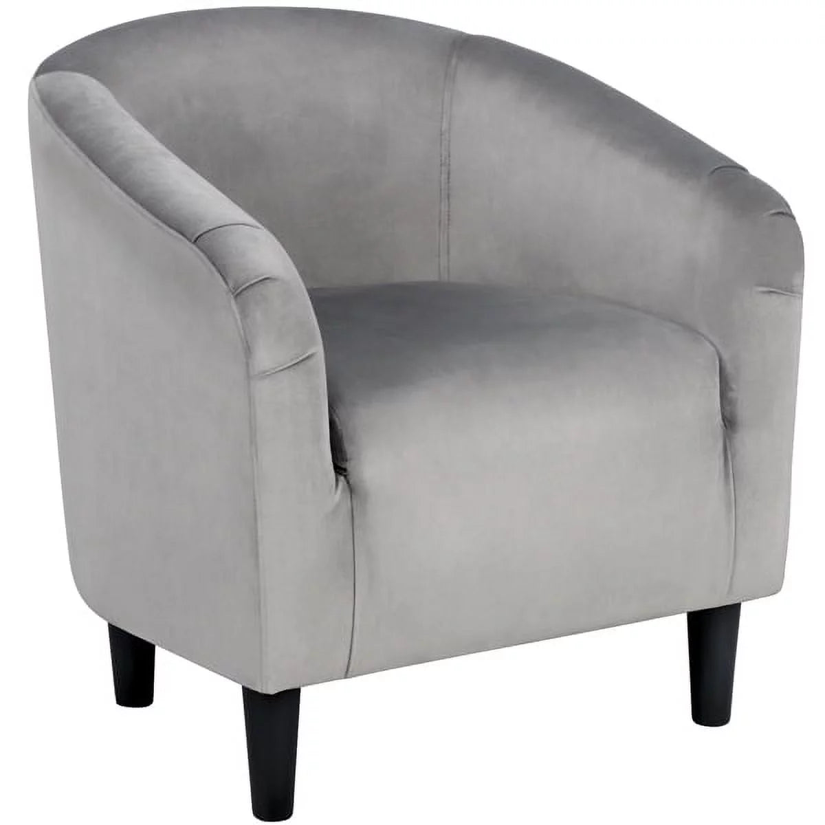 Yellow Upholstered Velvet Accent Chair W891472