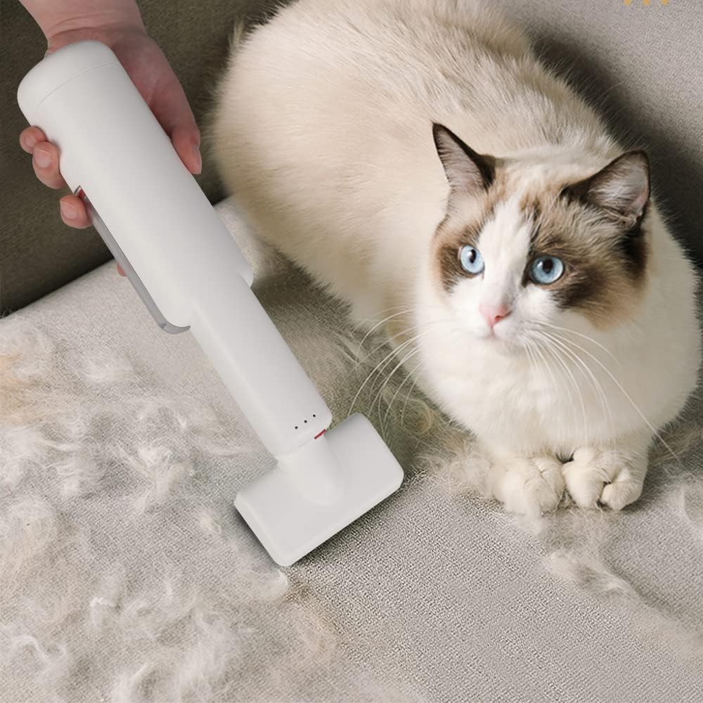 Cordless Handheld Pet Vacuum Cleaner with Slicker Brush A4910