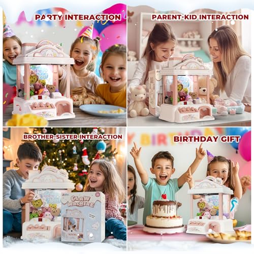 Claw Machine for Kids Mini Vending Machine Candy Grabber Dispenser Toy O56149