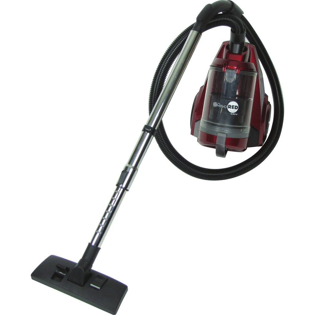 Red Bagless HEPA Canister Vacuum Q766