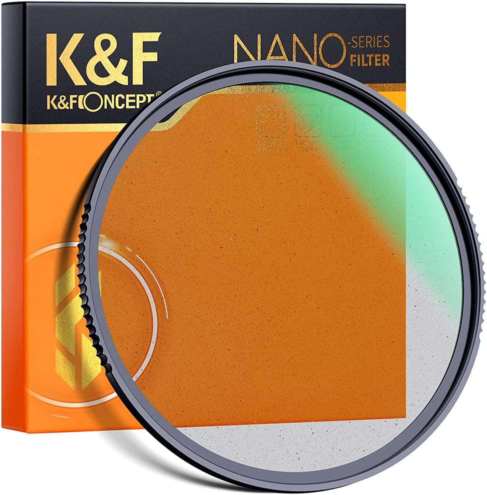 72mm Black Diffusion 1/2 Filter with 28 Multi-Layer Coatings Waterproof for Camera Lens Pack of 2 J2444