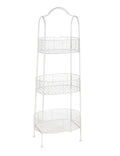 White 3-Tier Basket Rack G95844