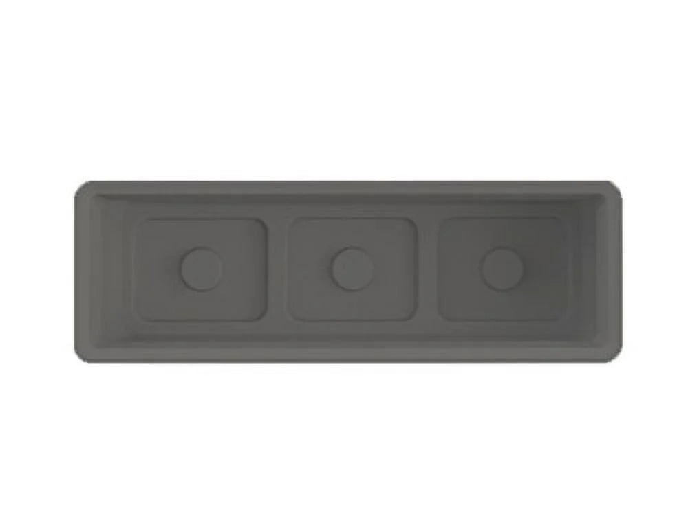 30 in. x 10 in. Graphite Planter H151306