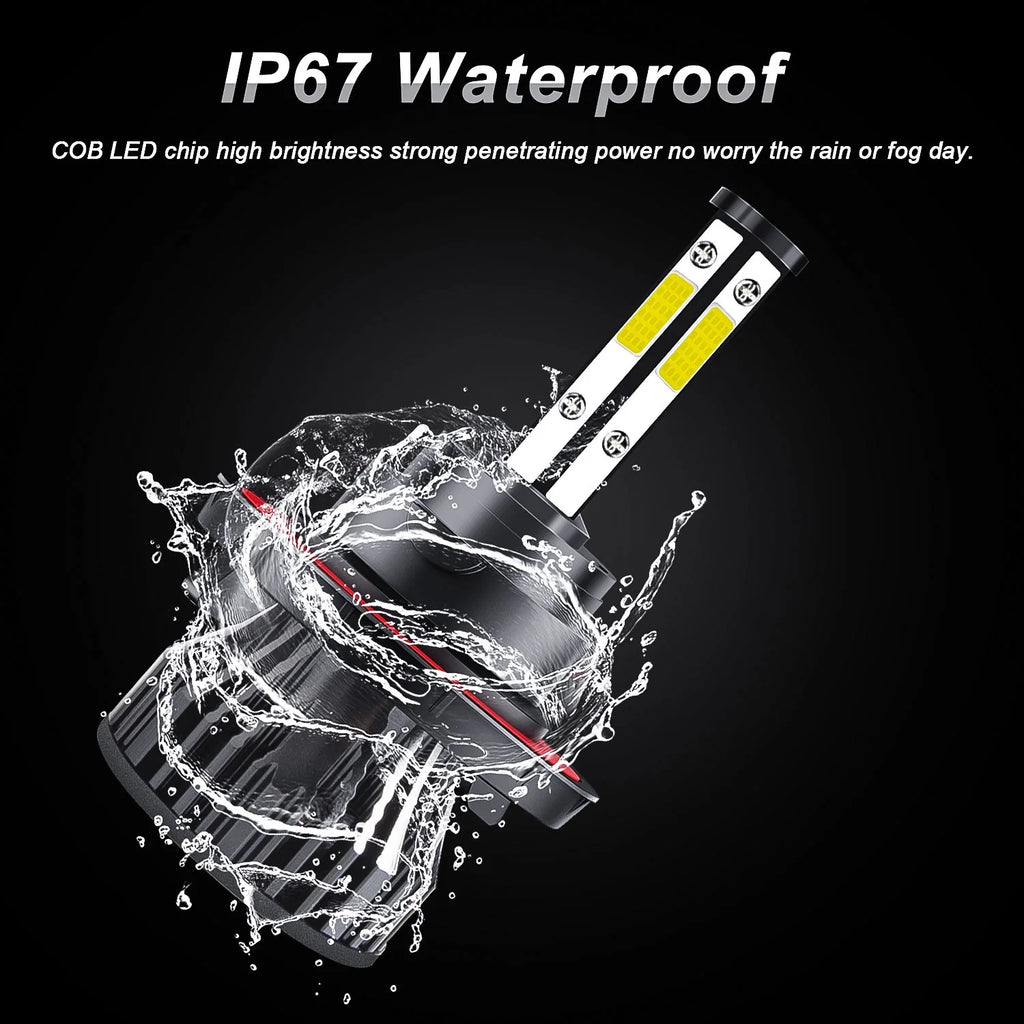 White LED Headlights Combo Bulbs R359