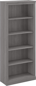Modern Gray 5 Shelf Bookcase K83119