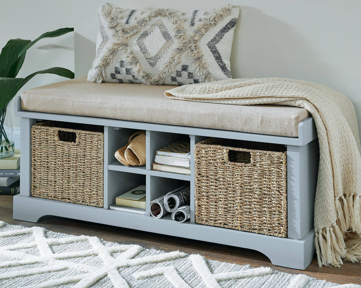 Storage Bench (Gray) E568