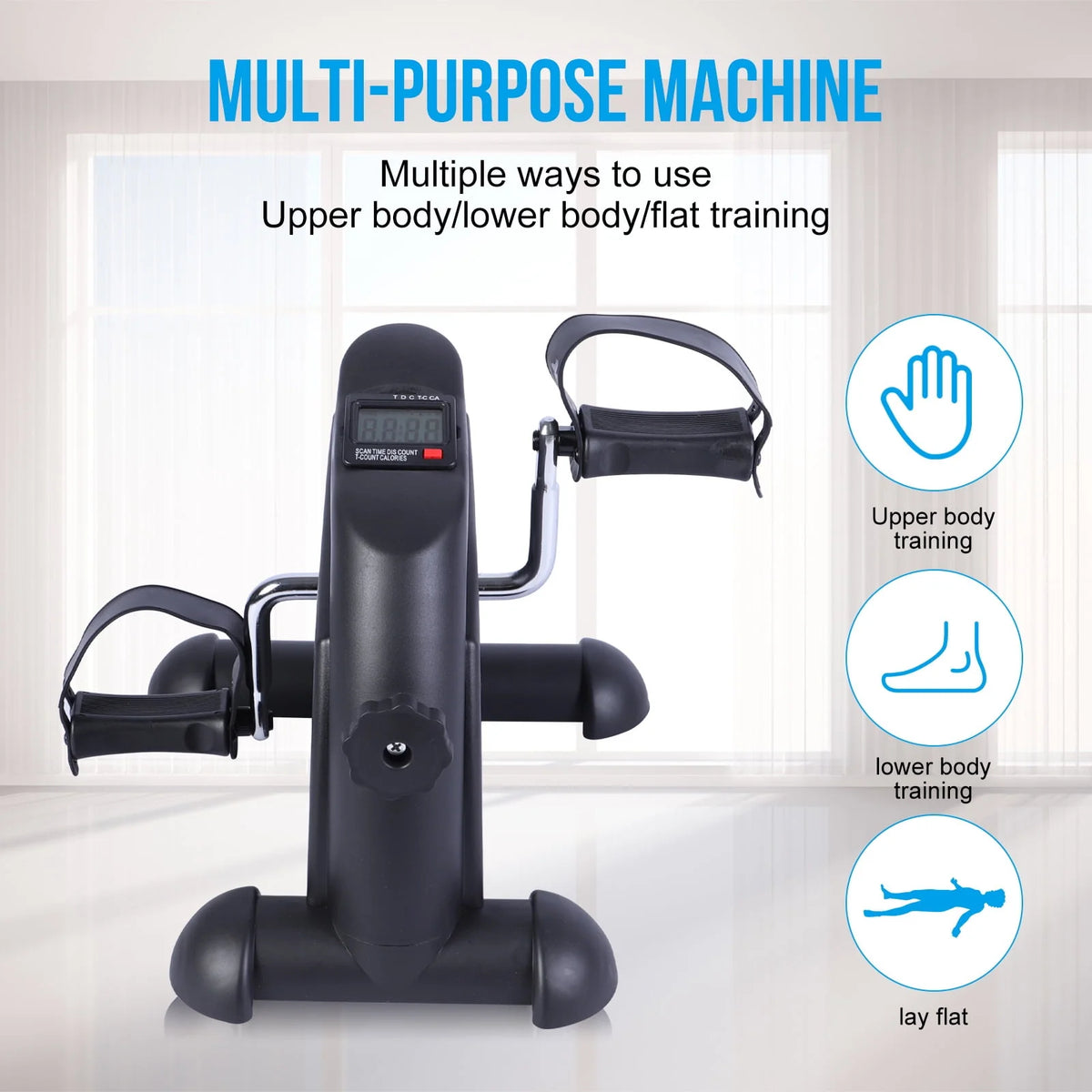 Mini Exercise Bike with LCD Screen Display U4818