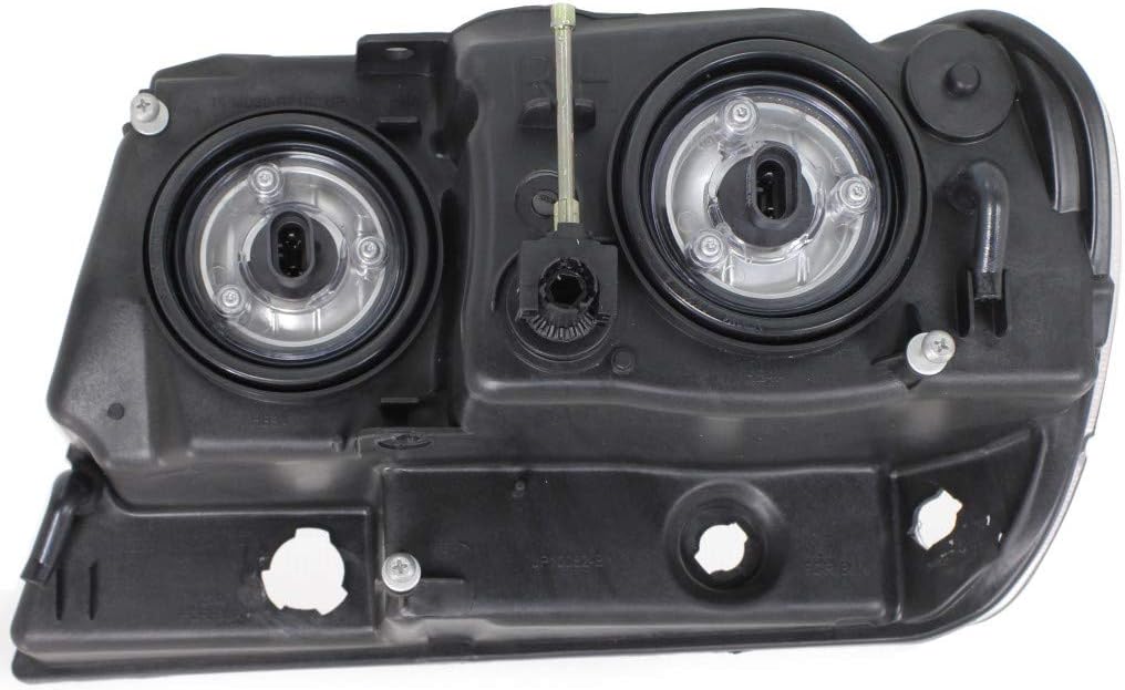Headlight Assembly for Jeep Grand Cherokee 1999-2004 Pair Driver and Passenger Side P74107