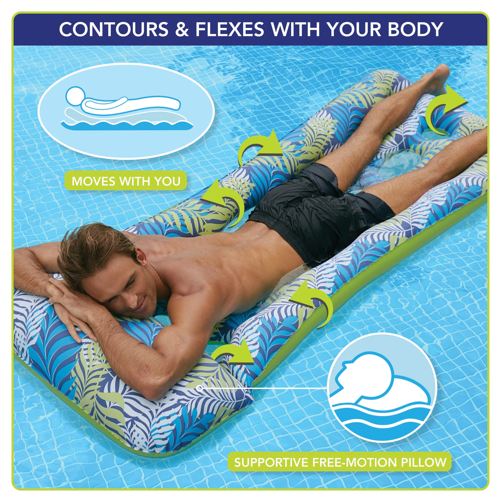 Green Contour Lounge with Headrest and Staycool Vents Z2098