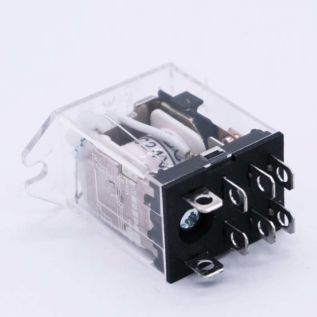 2pcs DC 24V 8 Pin 10A DPDT LED Indicator Electromagnetic Power Relay P13805