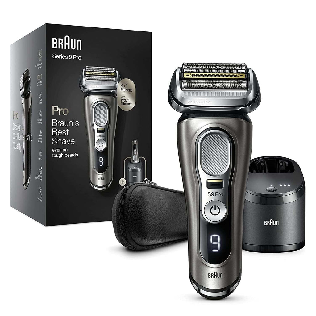 Rechargeable Wet Dry Electric Shaver with Clean Station N508099