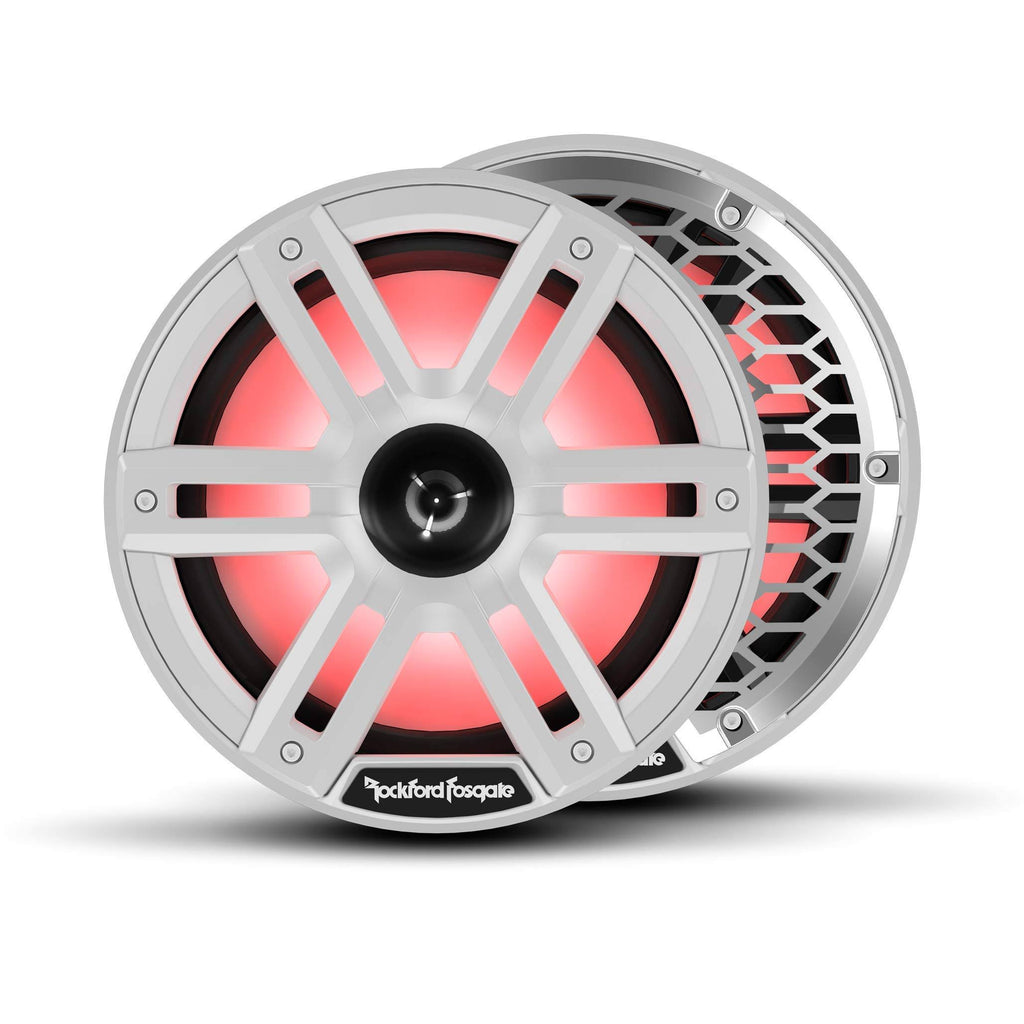 White Marine Speakers with Horn Tweeter Q87455