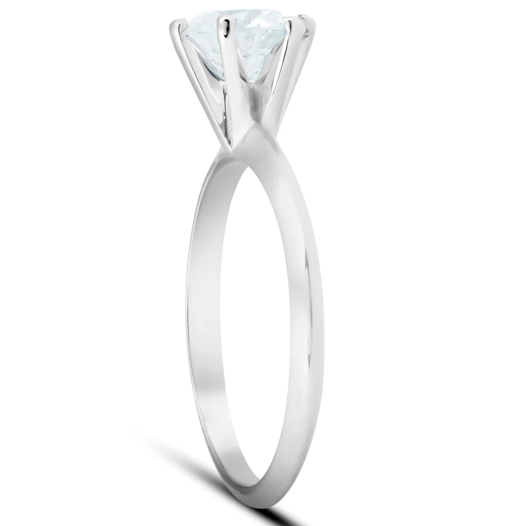 14K White Gold Diamond Engagement Ring Z95994
