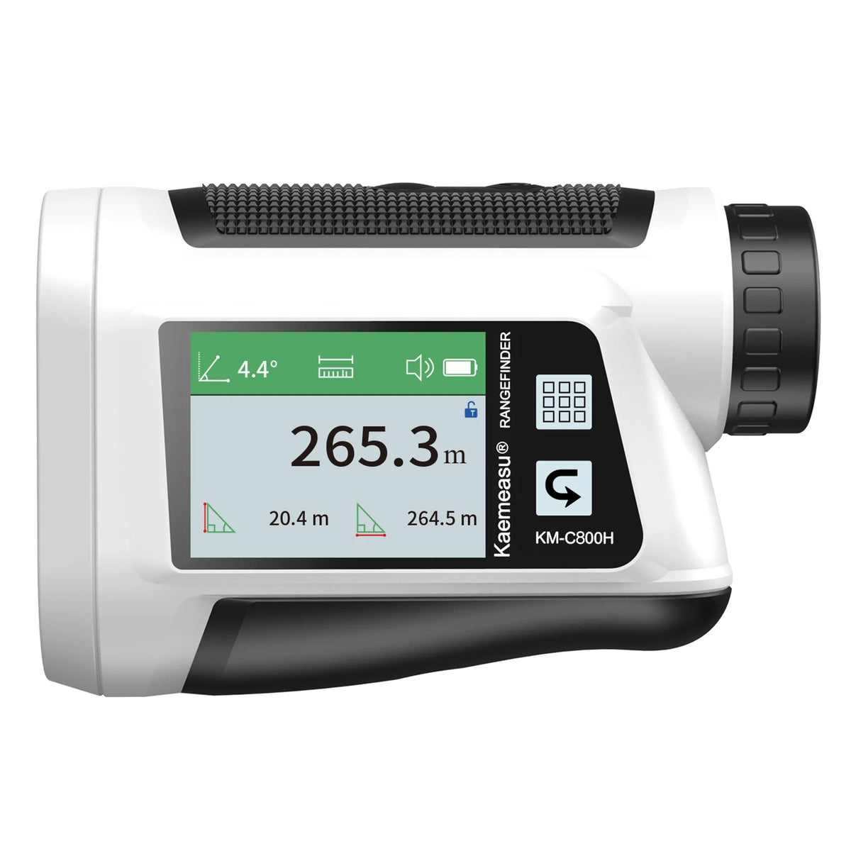 Rangefinder with LCD Touch Screen 6X Magnification 600M / 800M USB Rechargeable Distance Meter with Slope Function P1880