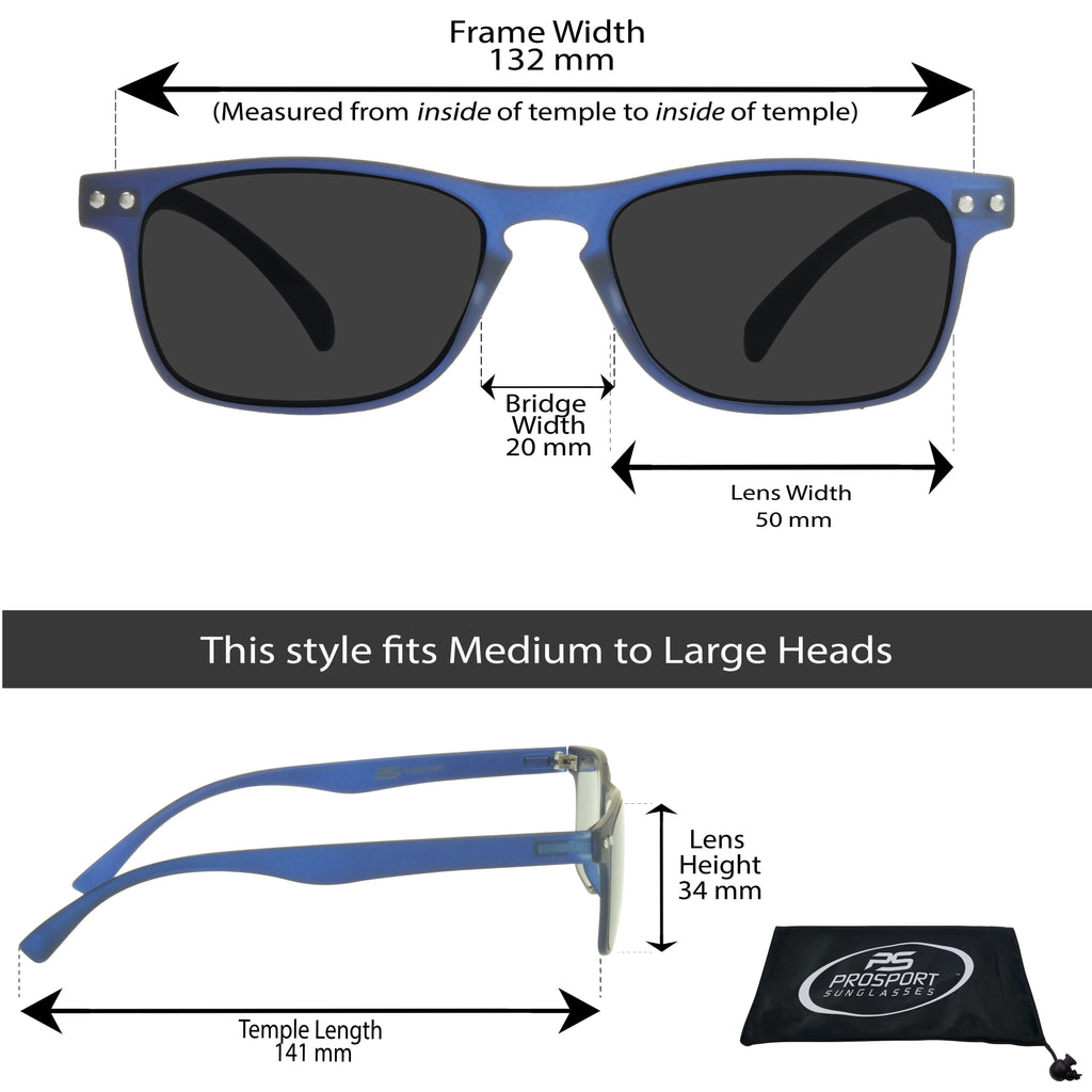 Black & Blue 2 Pack Reading Sunglasses D707