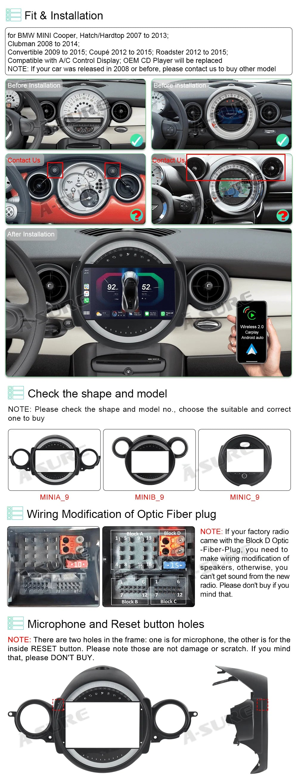 2+32GB Android 11 Car Stereo Radio P48960