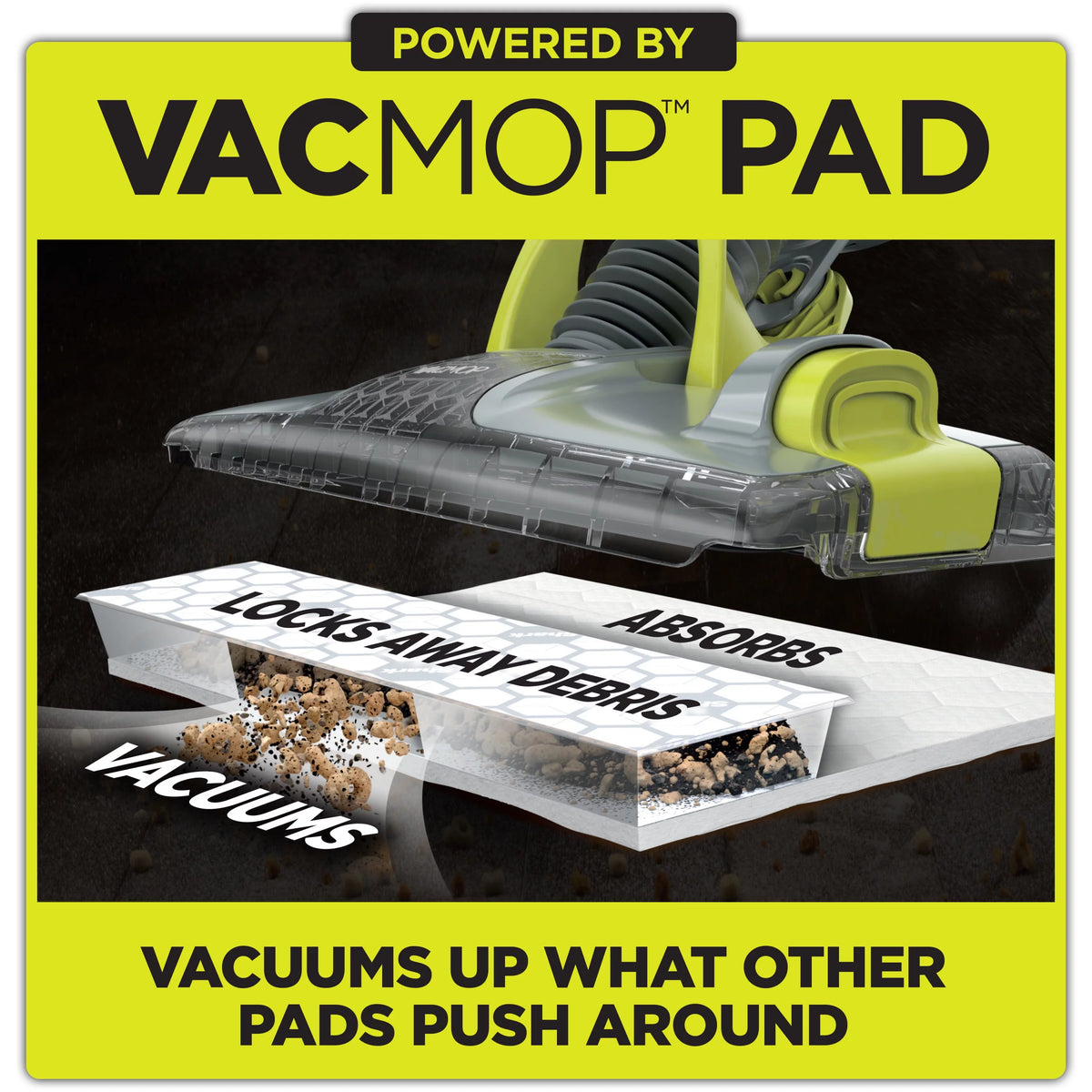Cordless Hard Floor Vacuum Mop Y340