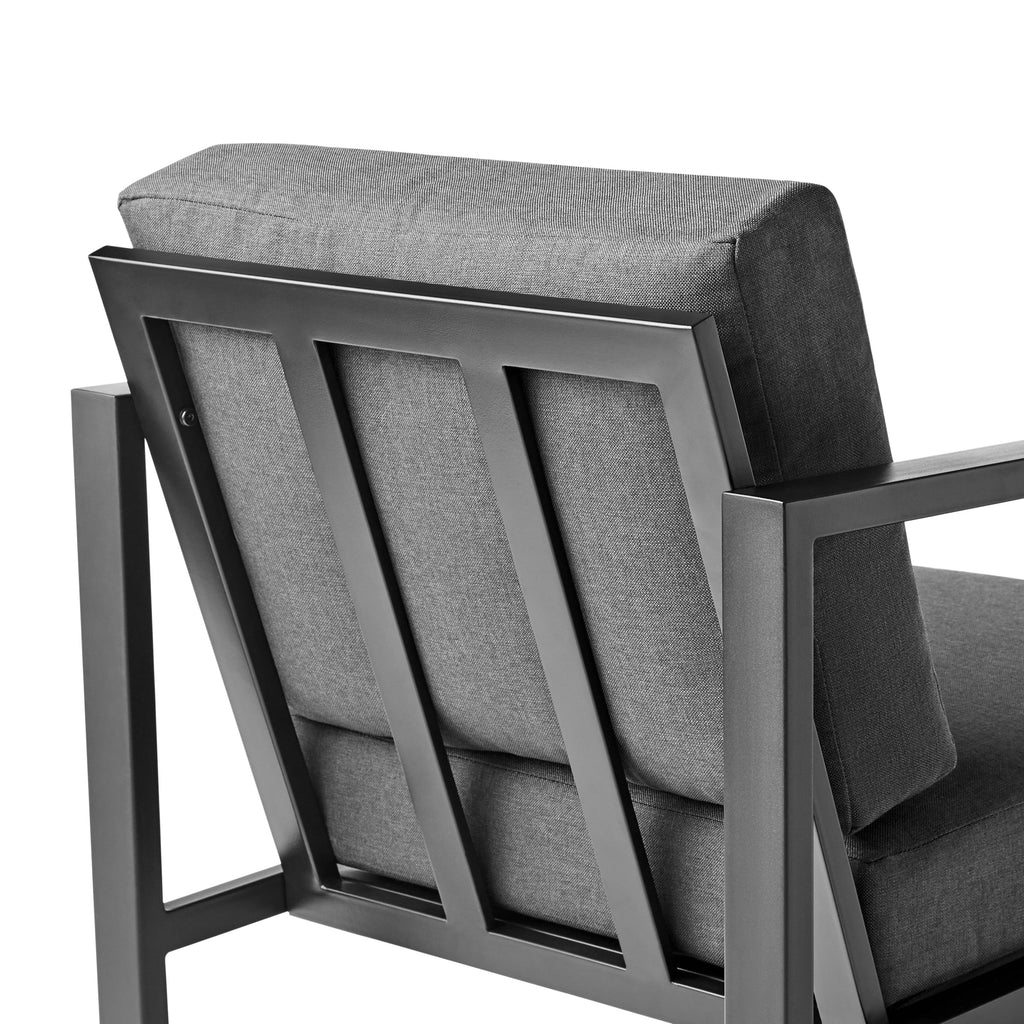 4-Piece Outdoor Patio Conversation Set, Seats 4, Gray Z34492