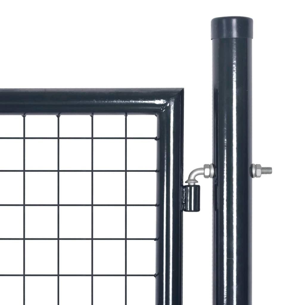 Galvanised Steel Mesh Garden Gate Q335721