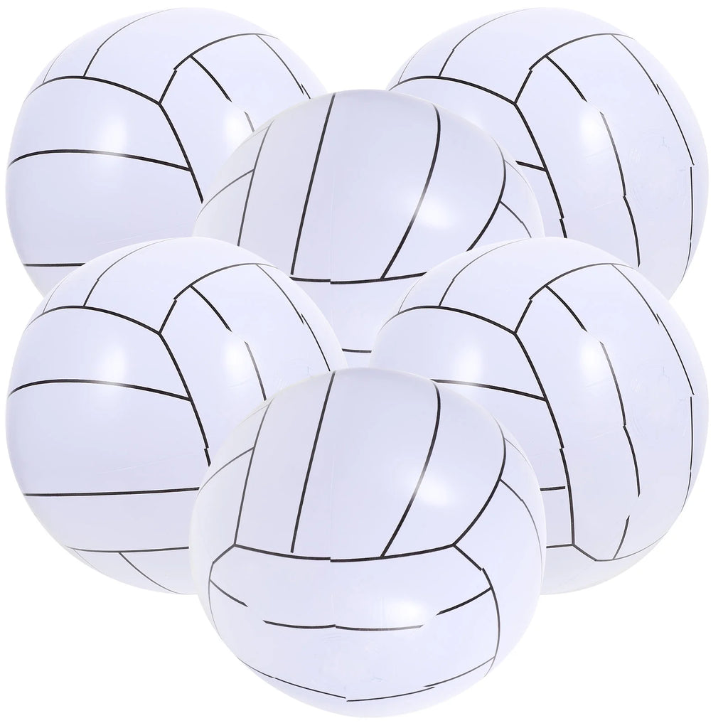 1 Set of Inflatable Beach Balls Water Pool Toys K942988