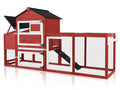 Grey Poultry Cage with Wheels, Nesting Box, Tray, and Roof O5961