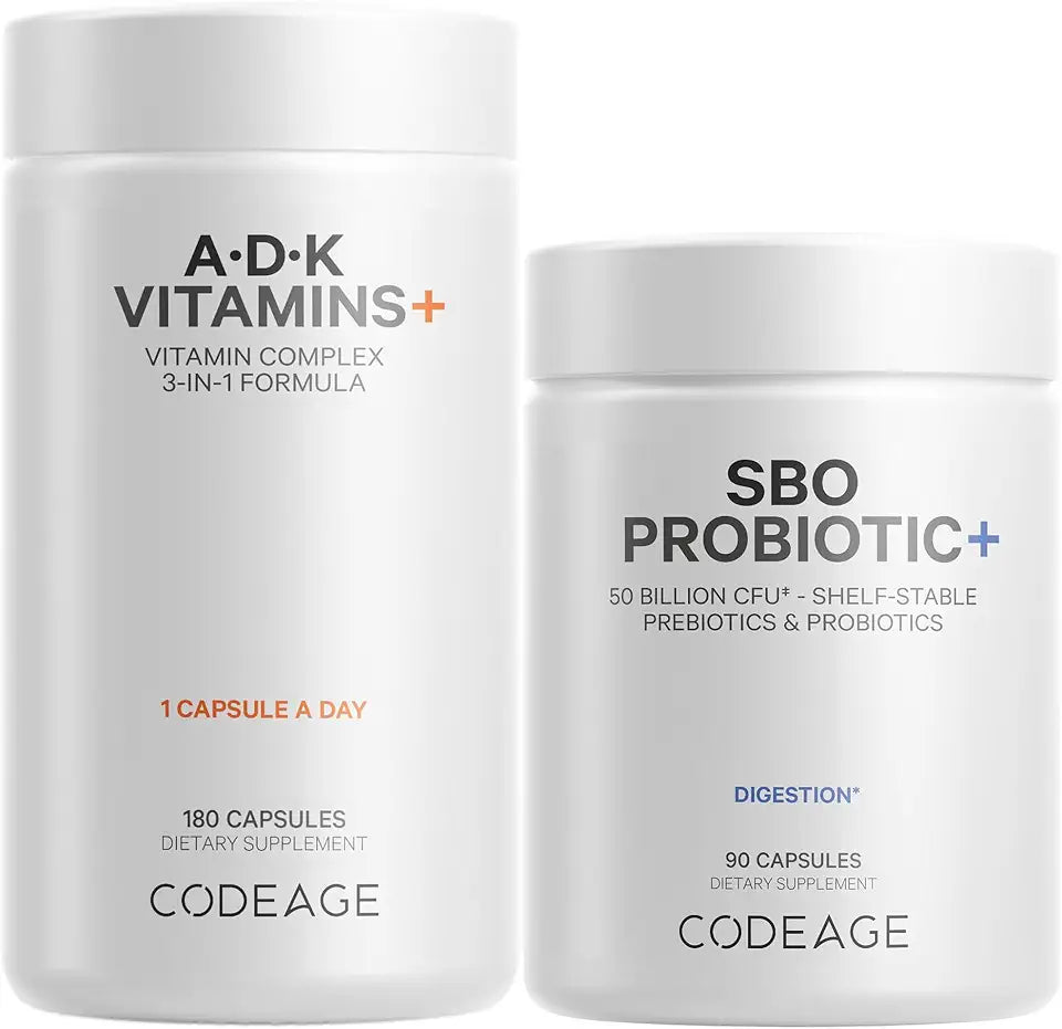Vitamin ADK & Probiotic Bundle, 50 Billion CFU, Non-GMO O73998
