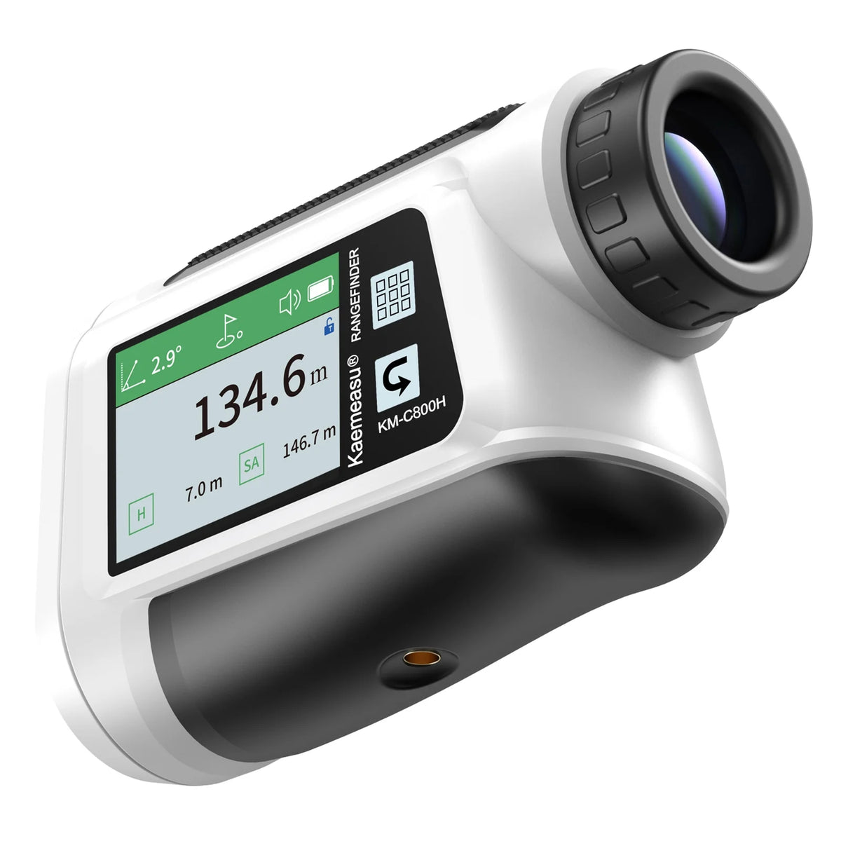 Rangefinder with LCD Touch Screen 6X Magnification 600M / 800M USB Rechargeable Distance Meter with Slope Function P1880