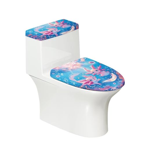 Red Christmas Toilet Seat Cover & Tank Cover Set 2Pcs A486124