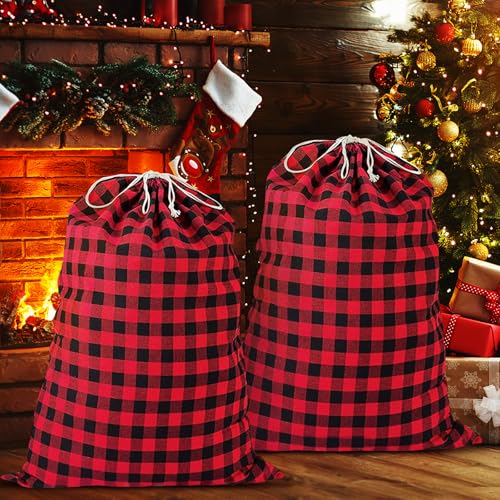 35''x55'' Jumbo Christmas Drawstring Gift Bags I2570