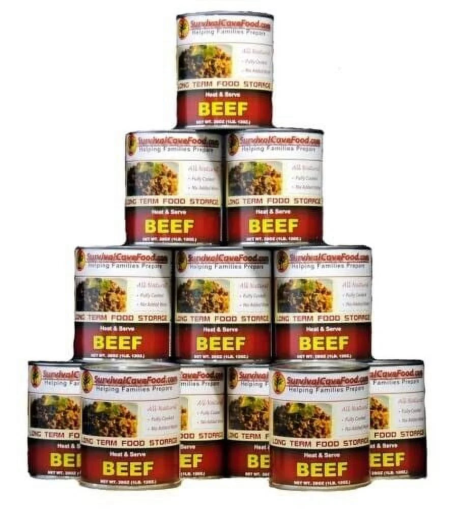 USDA Approved Emergency Survival Food 14.5 oz 12 Cans J9993
