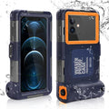 Waterproof Protective Case for Phones Up to 6.9 Inch with Lanyard K4590