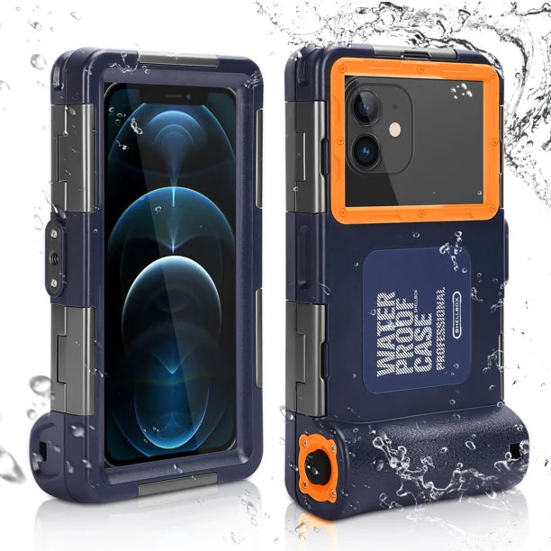 Waterproof Protective Case for Phones Up to 6.9 Inch with Lanyard K4590