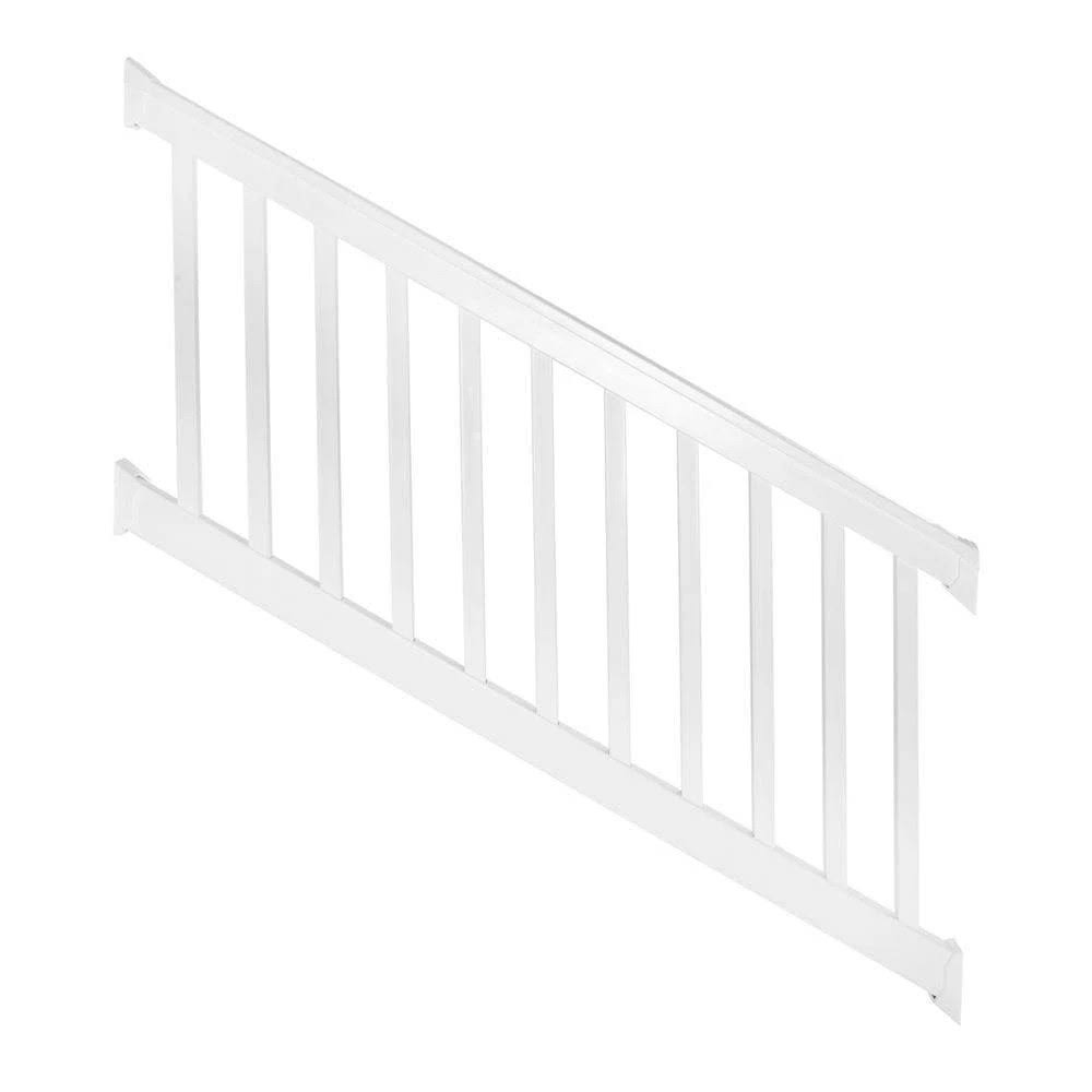 White Vinyl Stair Railing Kit O202
