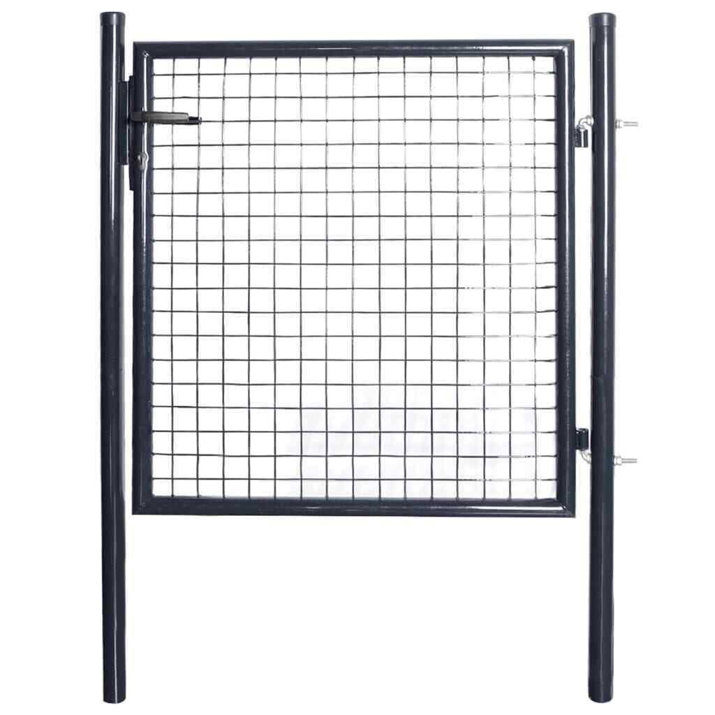Galvanised Steel Mesh Garden Gate Q335721