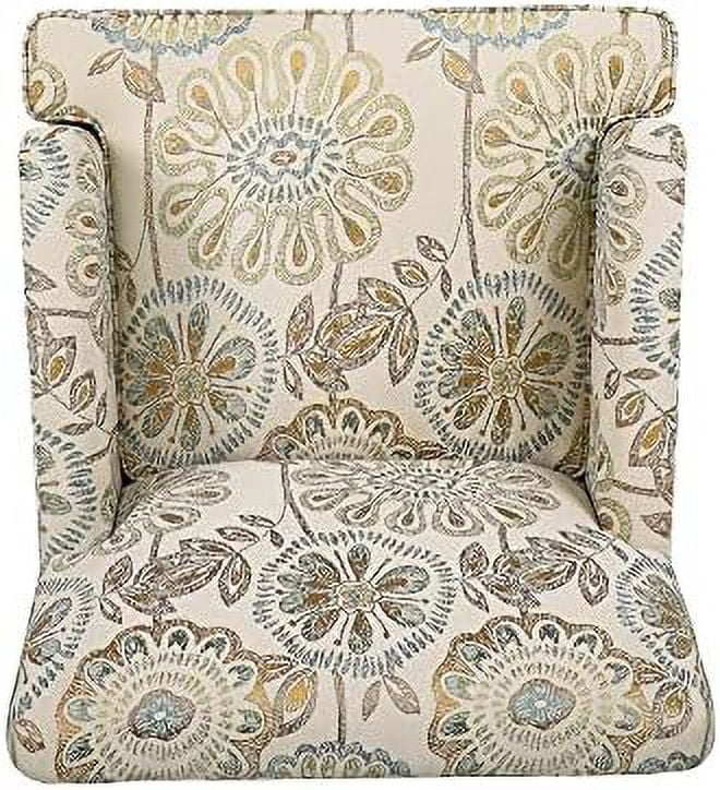 Modern Accent Chair with Wood Legs and Thick Cushion I586922