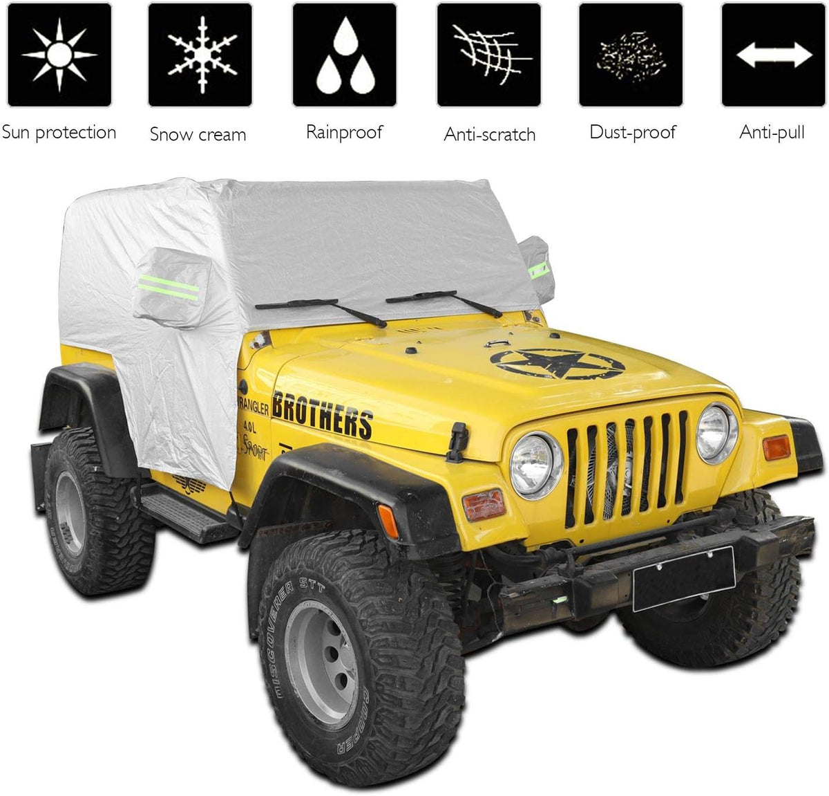 Car Cover Weatherproof Pack of 2 H138