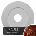 16 1/8x22OD x 3 5/8x22ID x 1x22P Hand-Painted Cherry Ceiling Medallion H362475