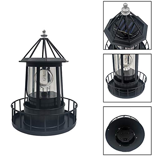 IP65 Waterproof Rotating Solar Lighthouse U172